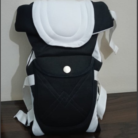 Beth Bear Baby Carrier Black White