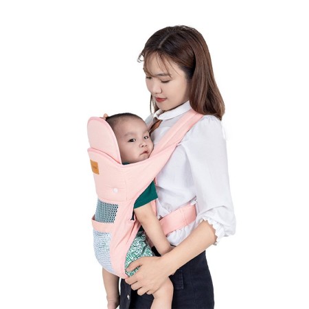 Newborn Baby Sling Carrier Pink