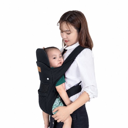 Newborn Baby Sling Carrier Black