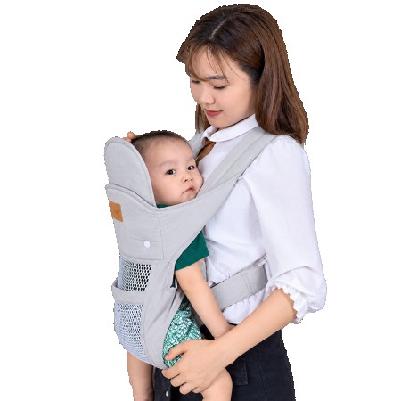 Newborn Baby Sling Carrier Ash